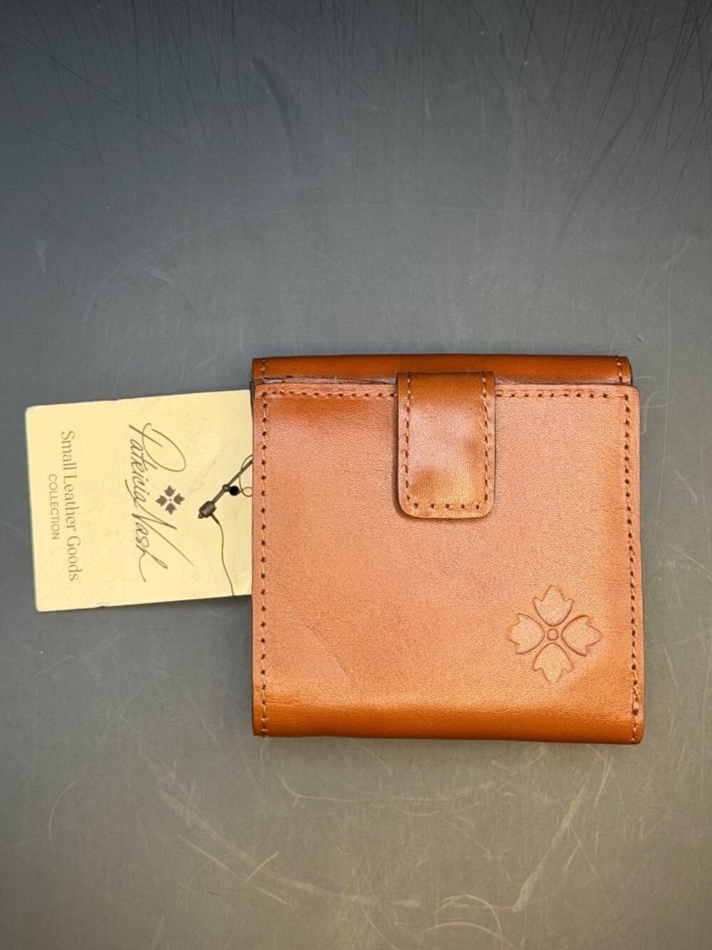 Patricia Nash Astra Heritage Tan Leather Bifold Wallet New With Tags